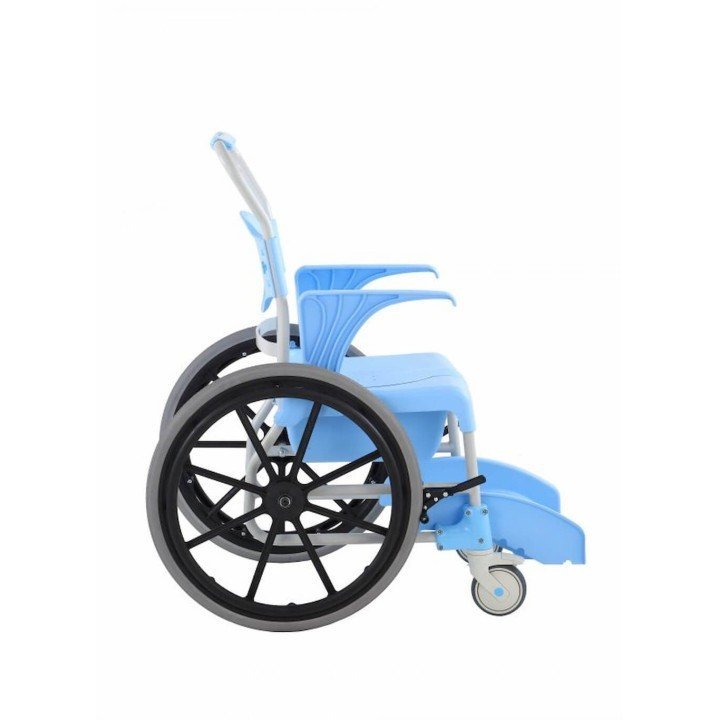 Silla TECNIMOEM con ruedas | Para ducha y WC | Ortopedia Ortoespaña