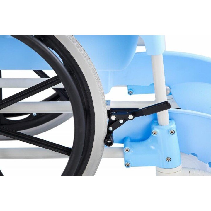 Silla TECNIMOEM con ruedas | Para ducha y WC | Ortopedia Ortoespaña