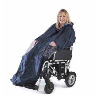 Capa de lluvia para silla de ruedas eléctrica