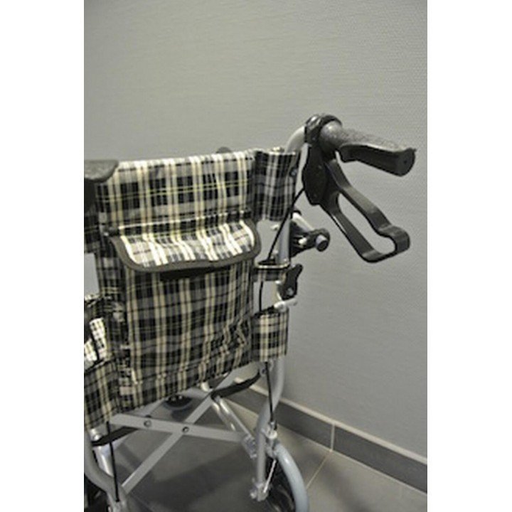 SILLA DE TRASLADO DE ALUMINIO ESTRECHA 45cm