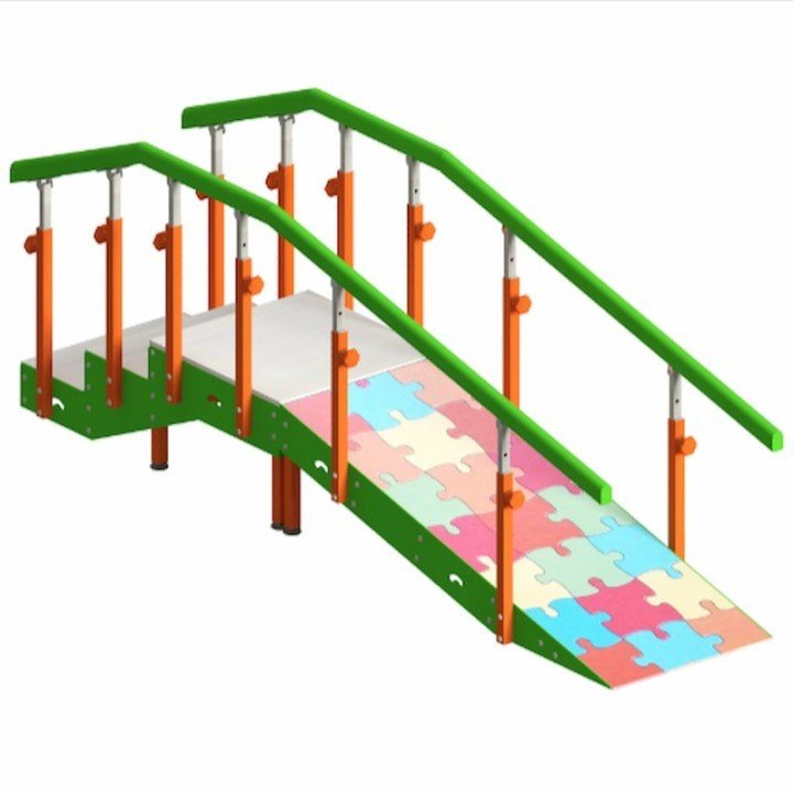 Escalera infantil con rampa 3