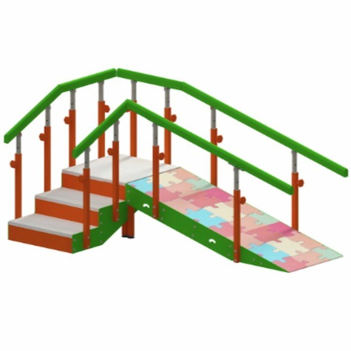 Escalera infantil con rampa 3
