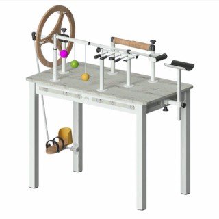 MESA DE MANOS Y PIES METÁLICA