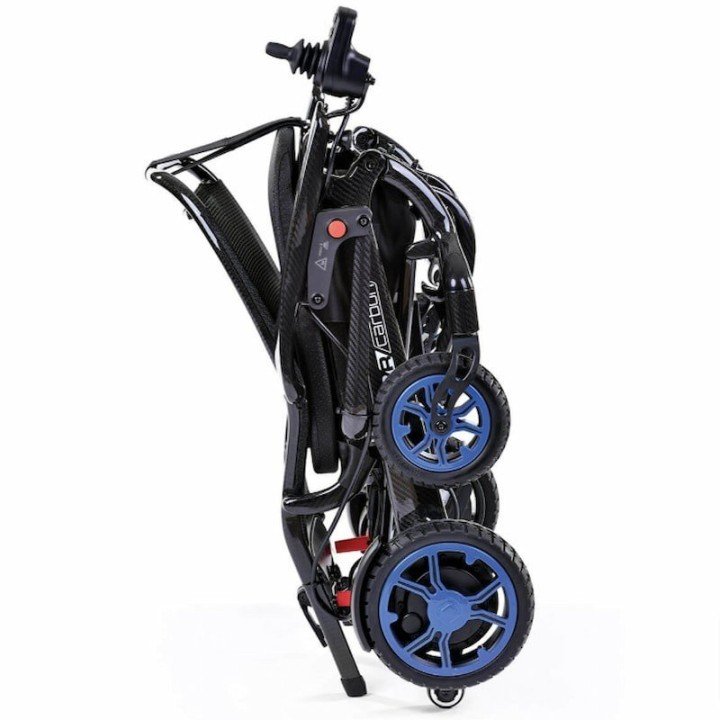 Silla de rueda eléctrica plegable QUICKIE Q50 R carbón