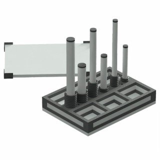 Árbol de anillas vertical