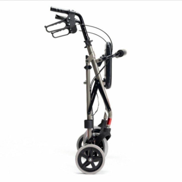 Andador plegable con asiento acolchado 'Eco Light'