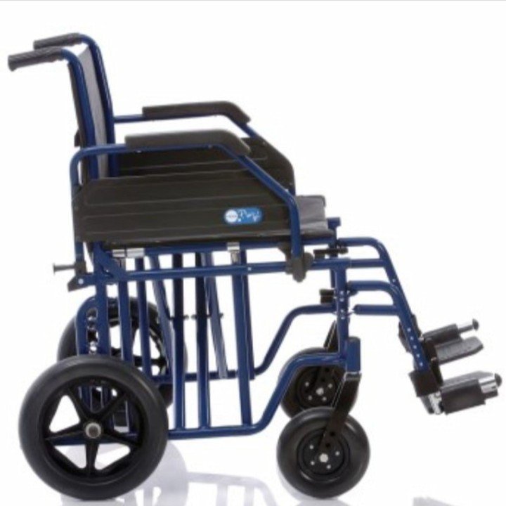 Silla de ruedas de tránsito bariátrica 'PLUS GO' | Envío gratis.