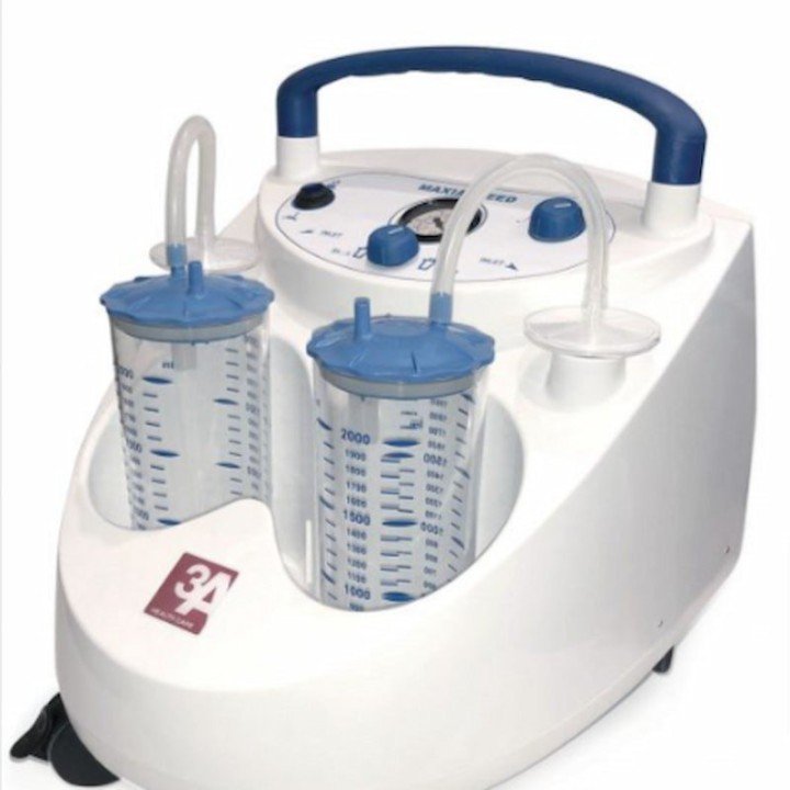 Aspirador quirúrgico doble con ruedas 'ASPIMDE 4.1'