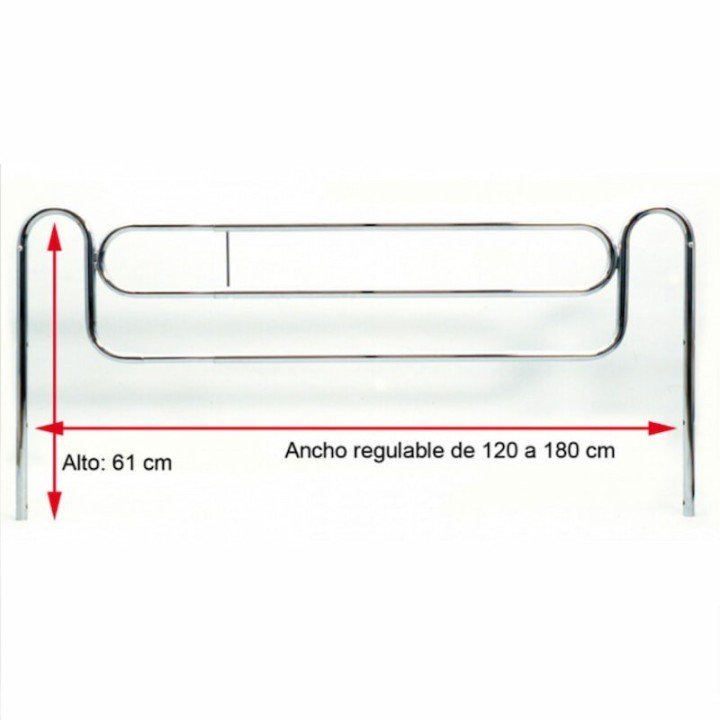 Par barandillas telescópicas