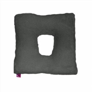 Cojín cuadrado con agujero