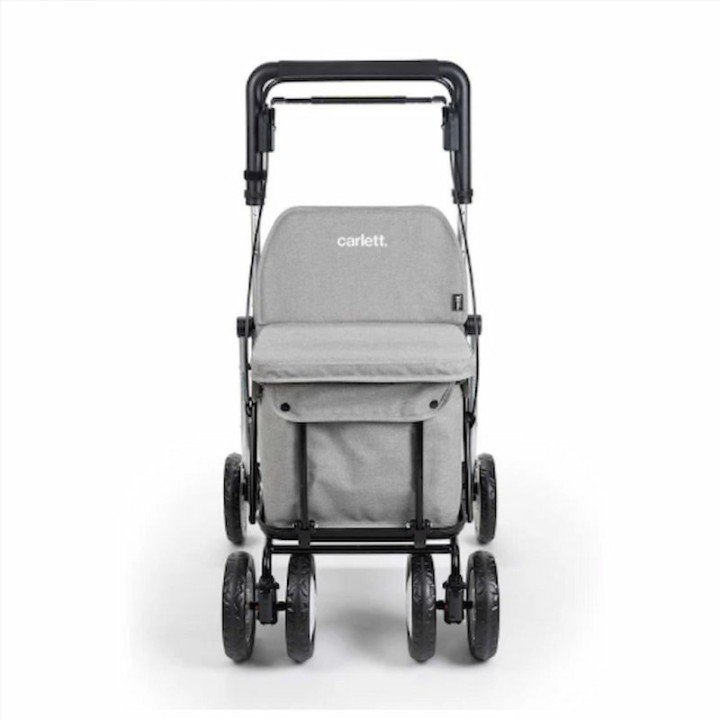 Andador y carrito de la compra con asiento y respaldo LETT800