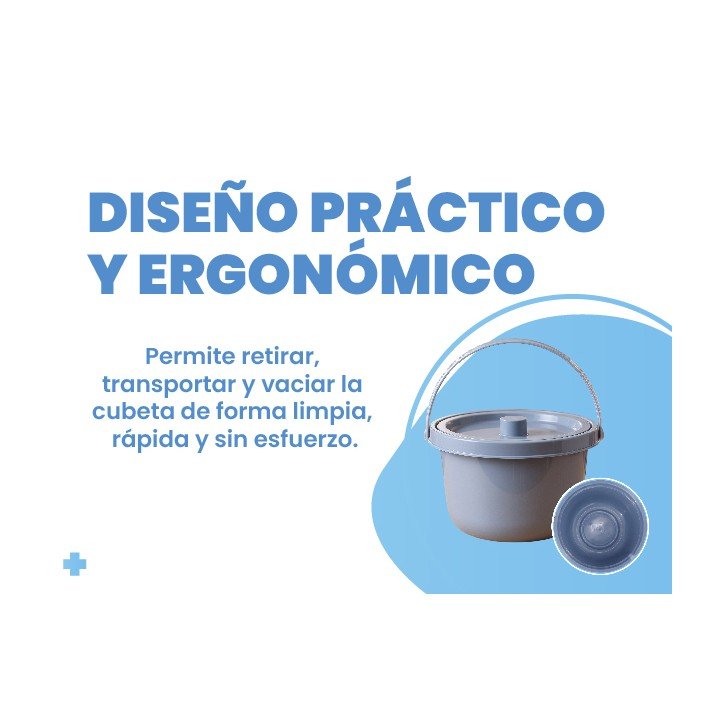 Silla inodoro de aluminio con ruedas