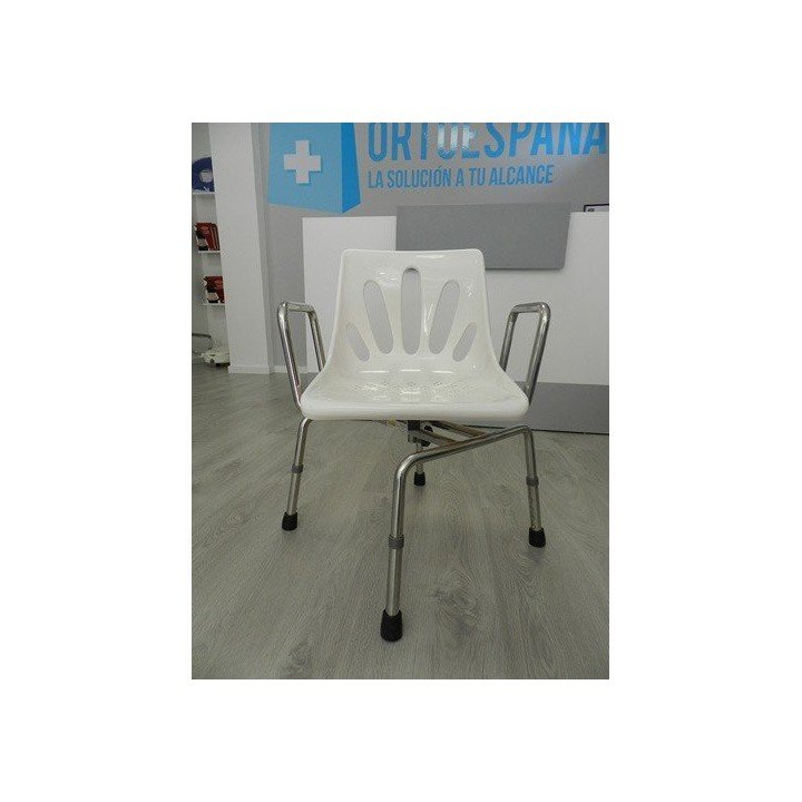 Silla giratoria de ducha inoxidable