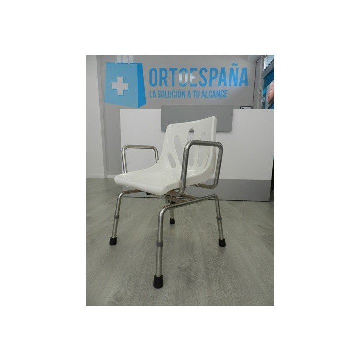 Silla giratoria de ducha inoxidable