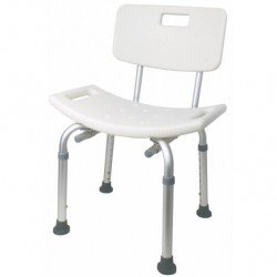 Silla de ducha de aluminio