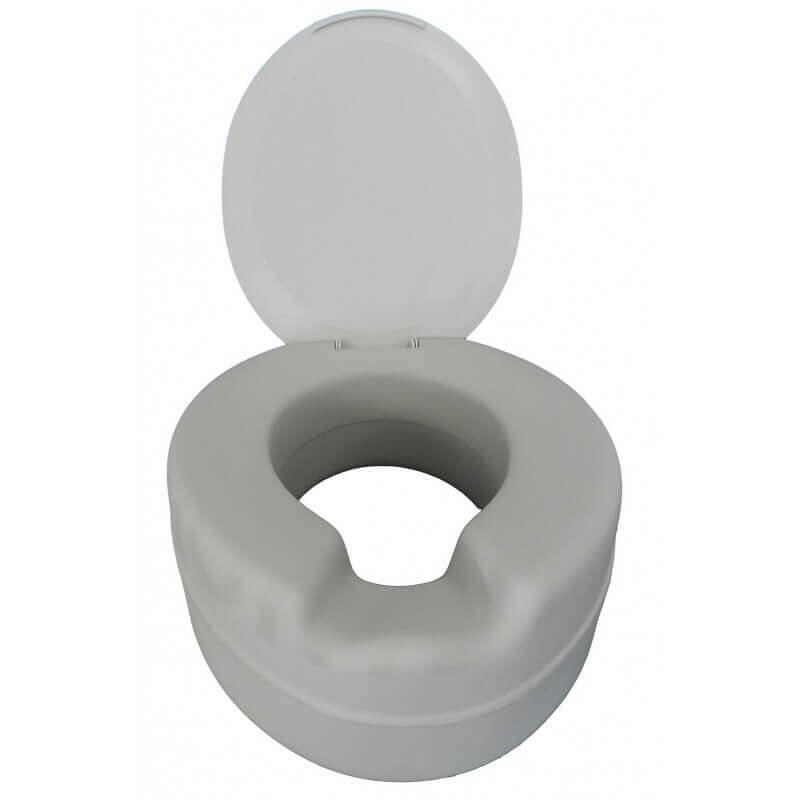 Elevador WC "Blando" 10cm con tapa - Ortoespaña