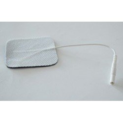 Electrodo autoadhesivo hembra 4 piezas 40x80 mm para tens.