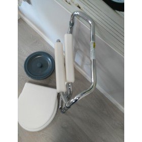 Silla wc plegable regulable en altura - Ortoespaña