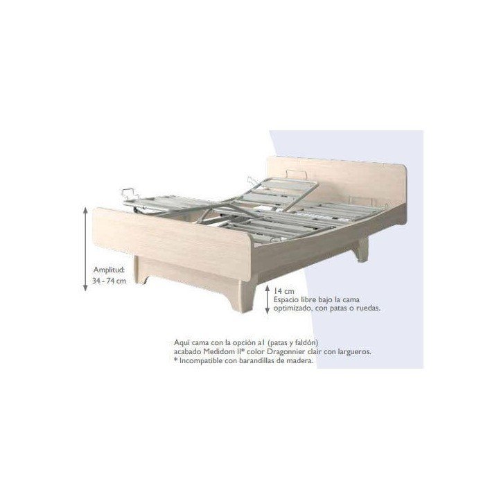 CAMA ARTICULADA DUO DIVISYS 140 DE MATRIMONIO