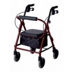 Andador estrecho 'Low' 4 ruedas
