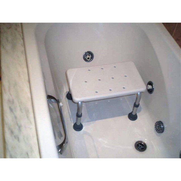 Banqueta para bañera de aluminio