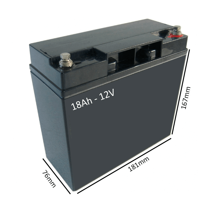 Baterías scooter eléctrica CADDY de 18Ah - 12V