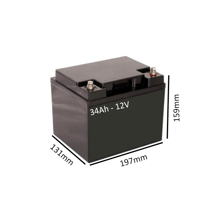 Baterías Silla de ruedas eléctrica HULA de 34Ah - 12V