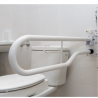 Barra de baño abatible de acero 74cm - BASTONES GARCÍA 1880