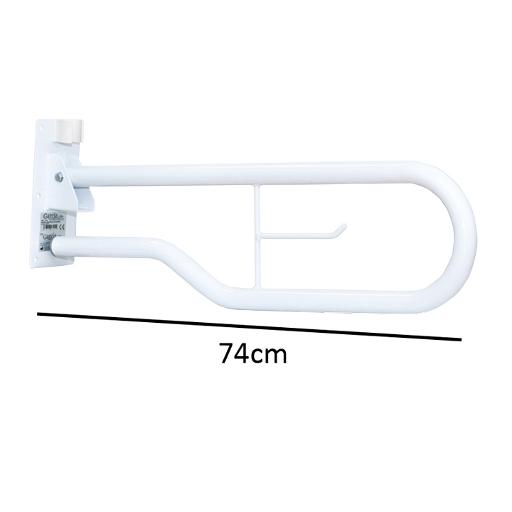 Barra abatible de acero 74cm