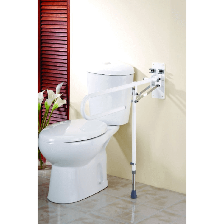 Barra abatible con pata regulable en altura