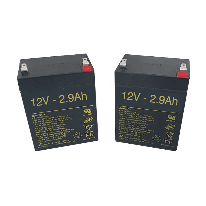Baterías Grúa eléctrica Jasmine de 2.9Ah - 12V