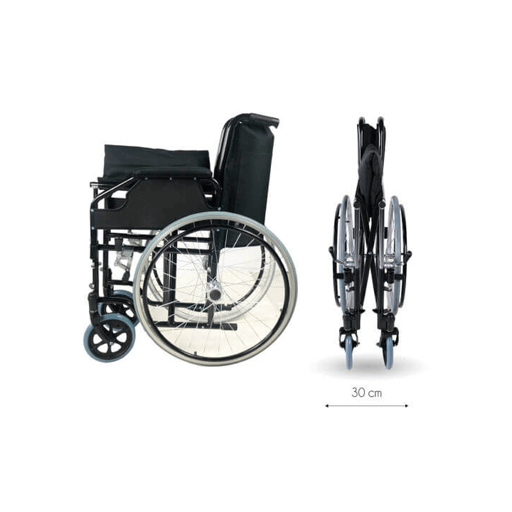 Silla de ruedas plegable autopropulsable