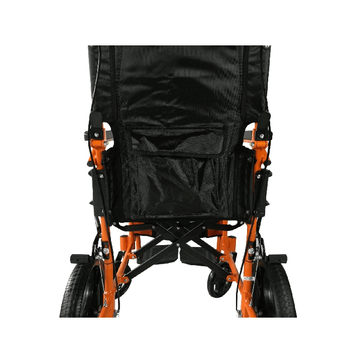 Silla de traslado plegable de aluminio