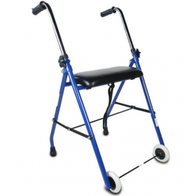Andador de dos ruedas con asiento - Ortoespaña