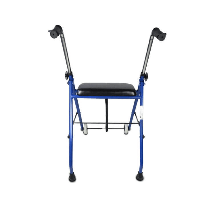 Andador de dos ruedas con asiento