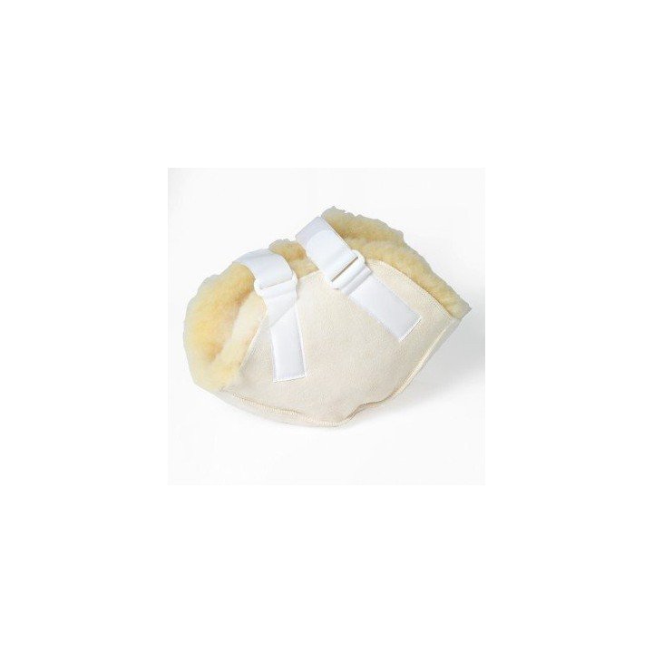 Taloneras de borreguito natural (par)