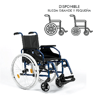 Silla de ruedas plegable D200P | Envío Gratis - Ortoespaña