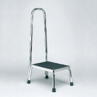 Escalón con barandilla