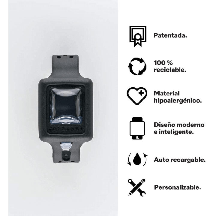 Pulsera Cleands gel hidroalcohólico