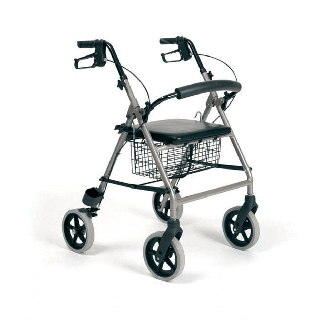 Andador plegable con asiento acolchado 'Eco Light'