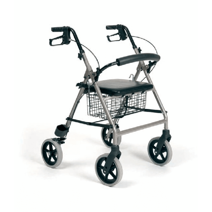 Andador plegable con asiento acolchado 'Eco Light'