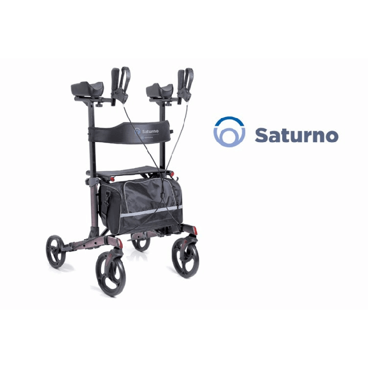 Andador plegable de aluminio con soporte para antebrazo SATURNO | Envío gratis