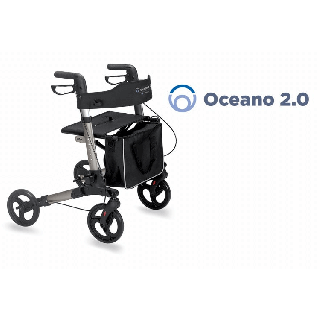 Andador plegable de 4 ruedas OCEAN | Envío gratis.