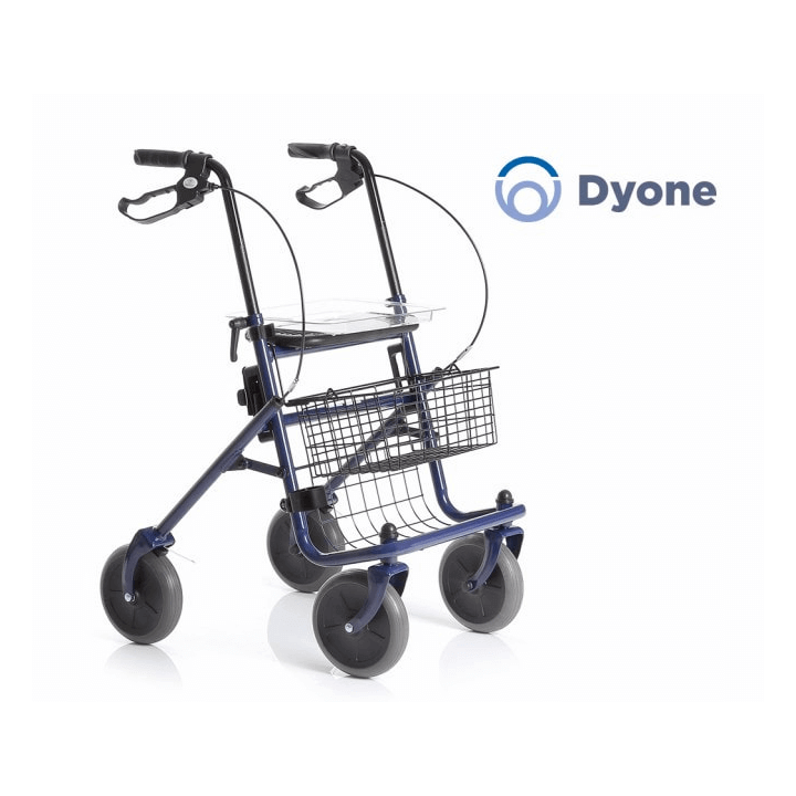 Andador de 4 ruedas de acero DYONE