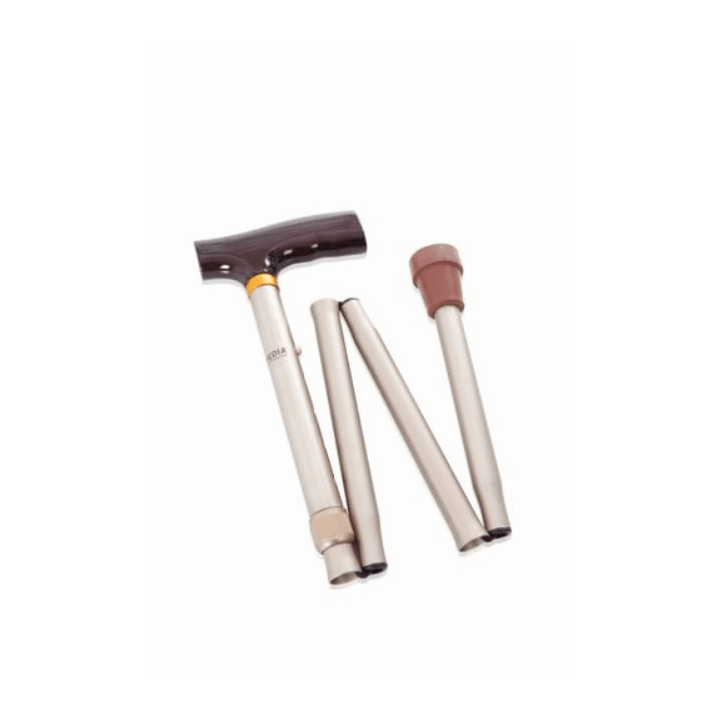 Bastón de aluminio plegable BRONCE