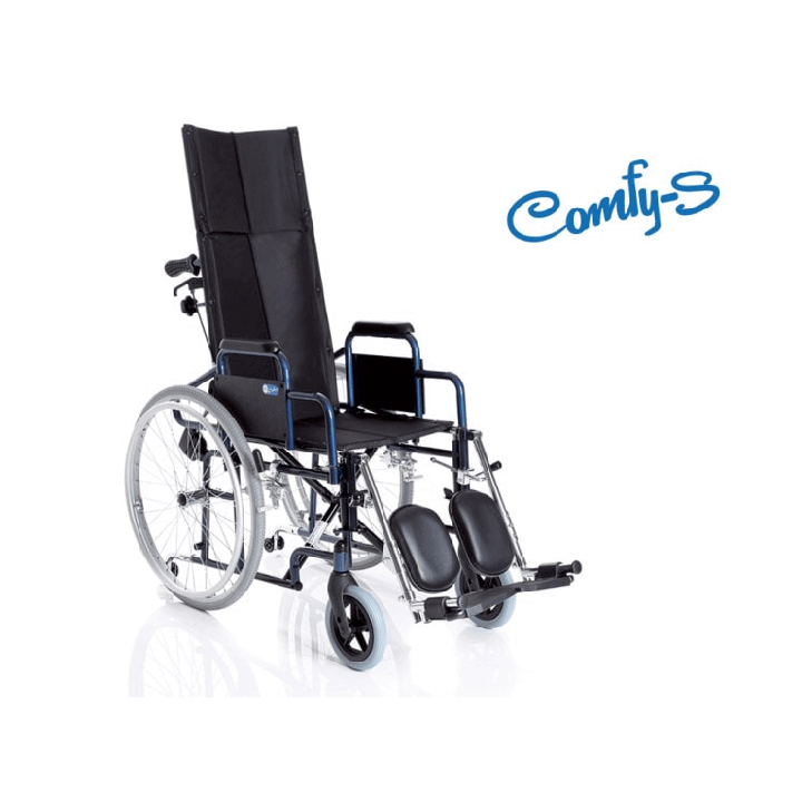 Silla de ruedas con respaldo extendido 'COMFY-S' | Envío gratis.