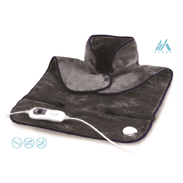 Manta eléctrica para cervicales y espalda