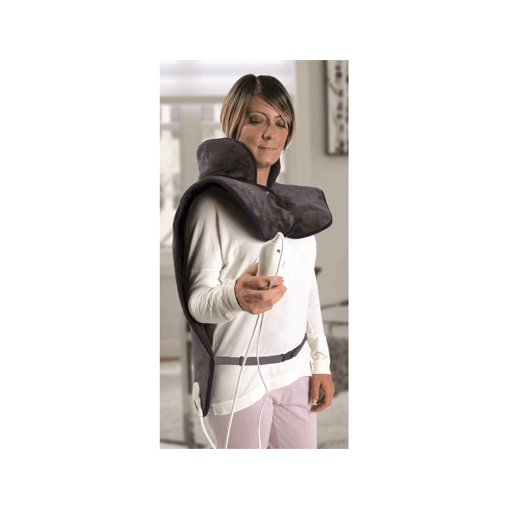 Manta eléctrica para cervicales y espalda