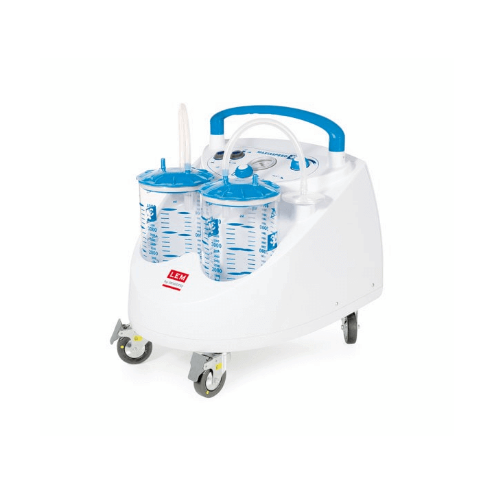 Aspirador quirúrgico doble con ruedas 'ASPIMDE 4.1'