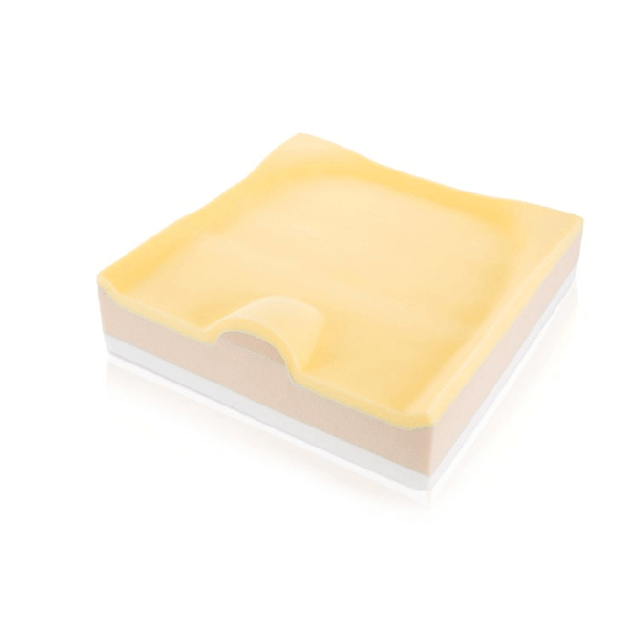 Cojín multicapa de base rígida